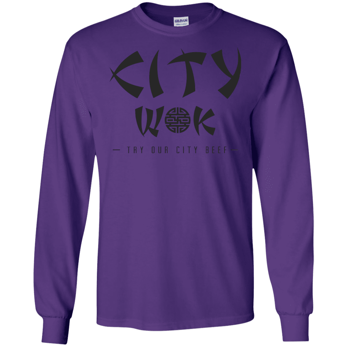 T-Shirts Purple / S City Wok Men's Long Sleeve T-Shirt