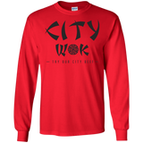 T-Shirts Red / S City Wok Men's Long Sleeve T-Shirt