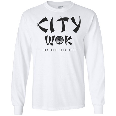 T-Shirts White / S City Wok Men's Long Sleeve T-Shirt