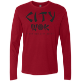 T-Shirts Cardinal / S City Wok Men's Premium Long Sleeve