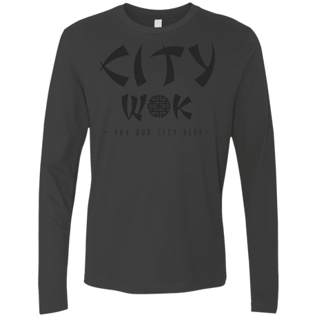 T-Shirts Heavy Metal / S City Wok Men's Premium Long Sleeve