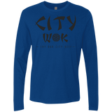T-Shirts Royal / S City Wok Men's Premium Long Sleeve