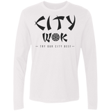 T-Shirts White / S City Wok Men's Premium Long Sleeve