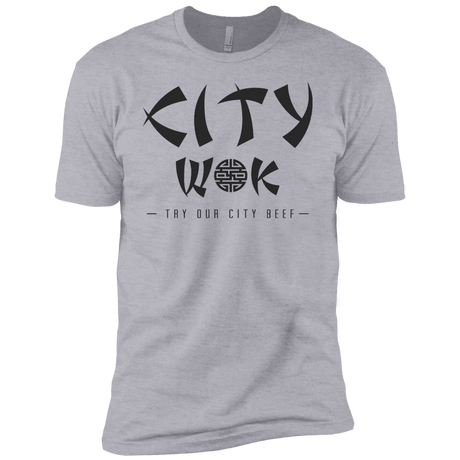 T-Shirts Heather Grey / X-Small City Wok Men's Premium T-Shirt