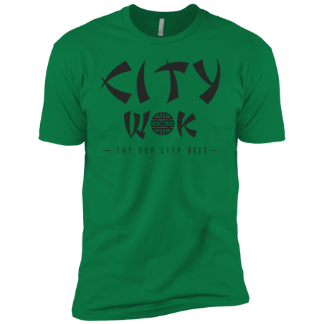 T-Shirts Kelly Green / X-Small City Wok Men's Premium T-Shirt
