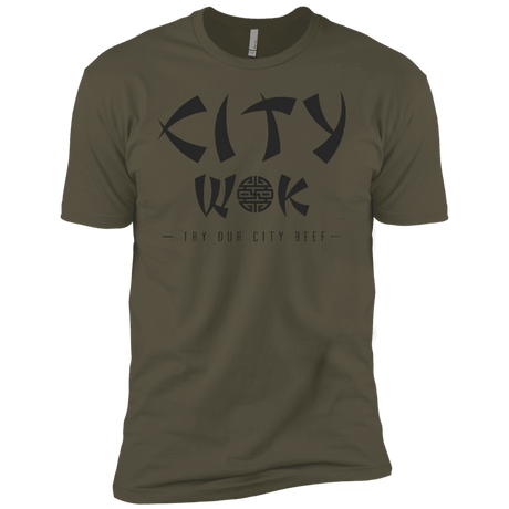 T-Shirts Military Green / X-Small City Wok Men's Premium T-Shirt