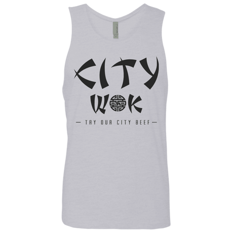 T-Shirts Heather Grey / S City Wok Men's Premium Tank Top