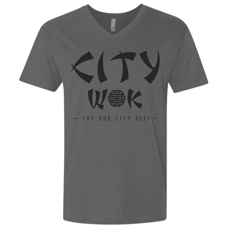 T-Shirts Heavy Metal / X-Small City Wok Men's Premium V-Neck