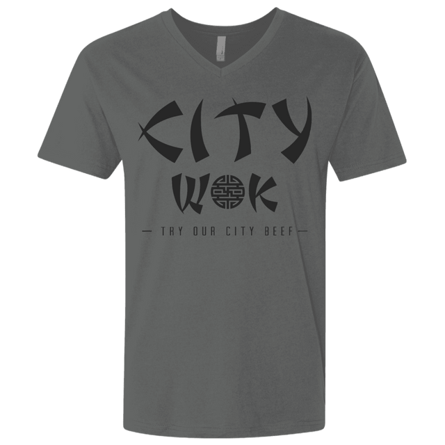 T-Shirts Heavy Metal / X-Small City Wok Men's Premium V-Neck