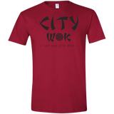 T-Shirts Cardinal Red / S City Wok Men's Semi-Fitted Softstyle