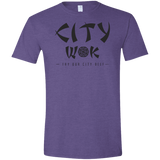 T-Shirts Heather Purple / S City Wok Men's Semi-Fitted Softstyle