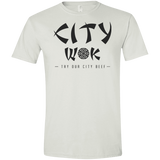 T-Shirts White / X-Small City Wok Men's Semi-Fitted Softstyle