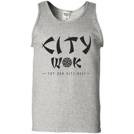 T-Shirts Ash / S City Wok Men's Tank Top