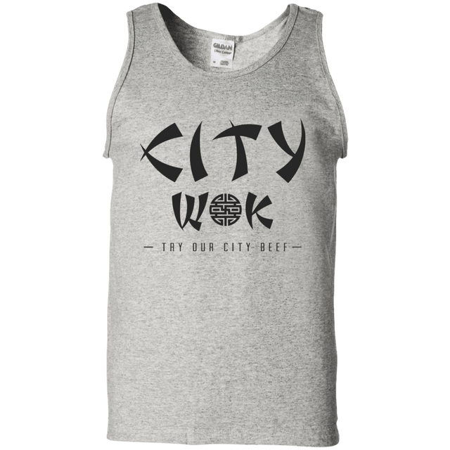 T-Shirts Ash / S City Wok Men's Tank Top