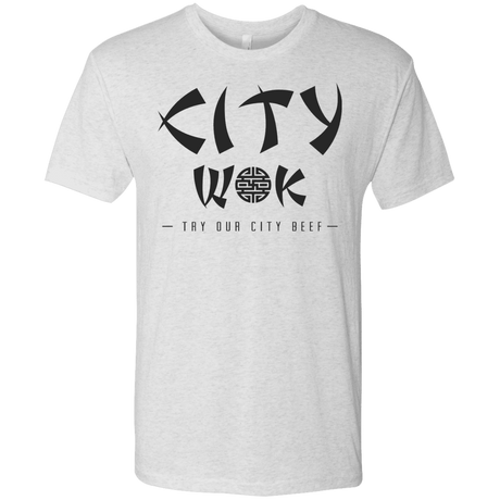 T-Shirts Heather White / S City Wok Men's Triblend T-Shirt