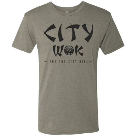 T-Shirts Venetian Grey / S City Wok Men's Triblend T-Shirt