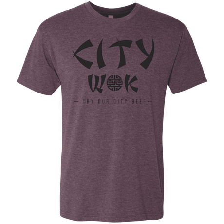 T-Shirts Vintage Purple / S City Wok Men's Triblend T-Shirt