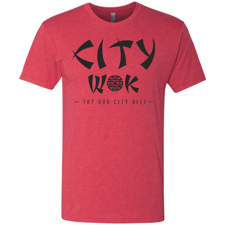 T-Shirts Vintage Red / S City Wok Men's Triblend T-Shirt