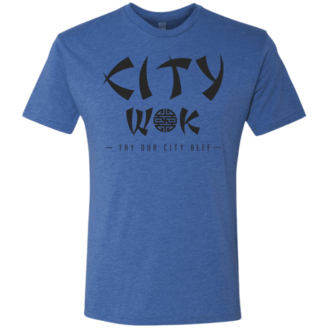 T-Shirts Vintage Royal / S City Wok Men's Triblend T-Shirt