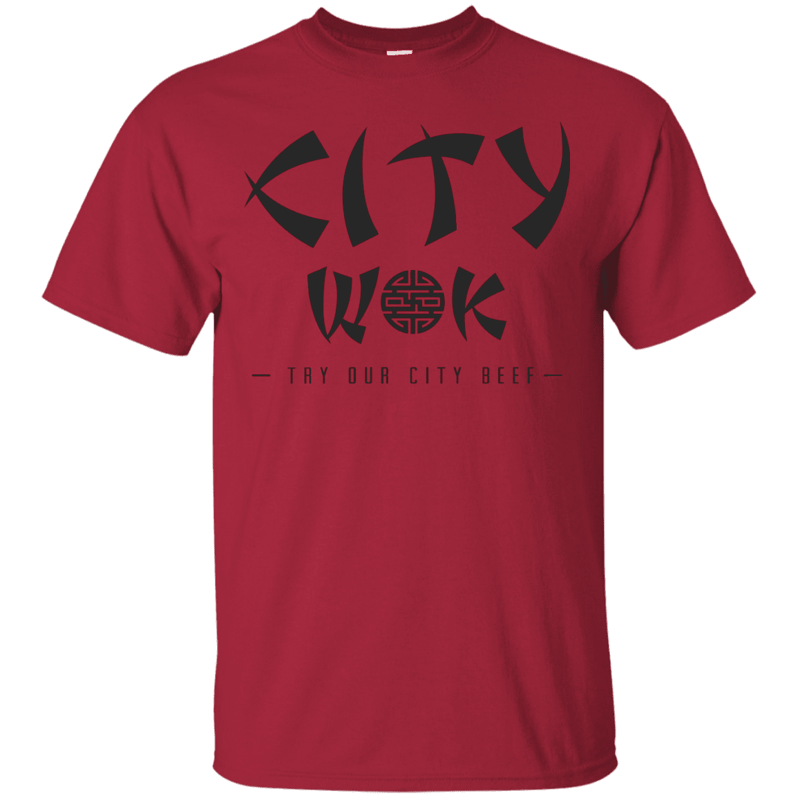 T-Shirts Cardinal / S City Wok T-Shirt