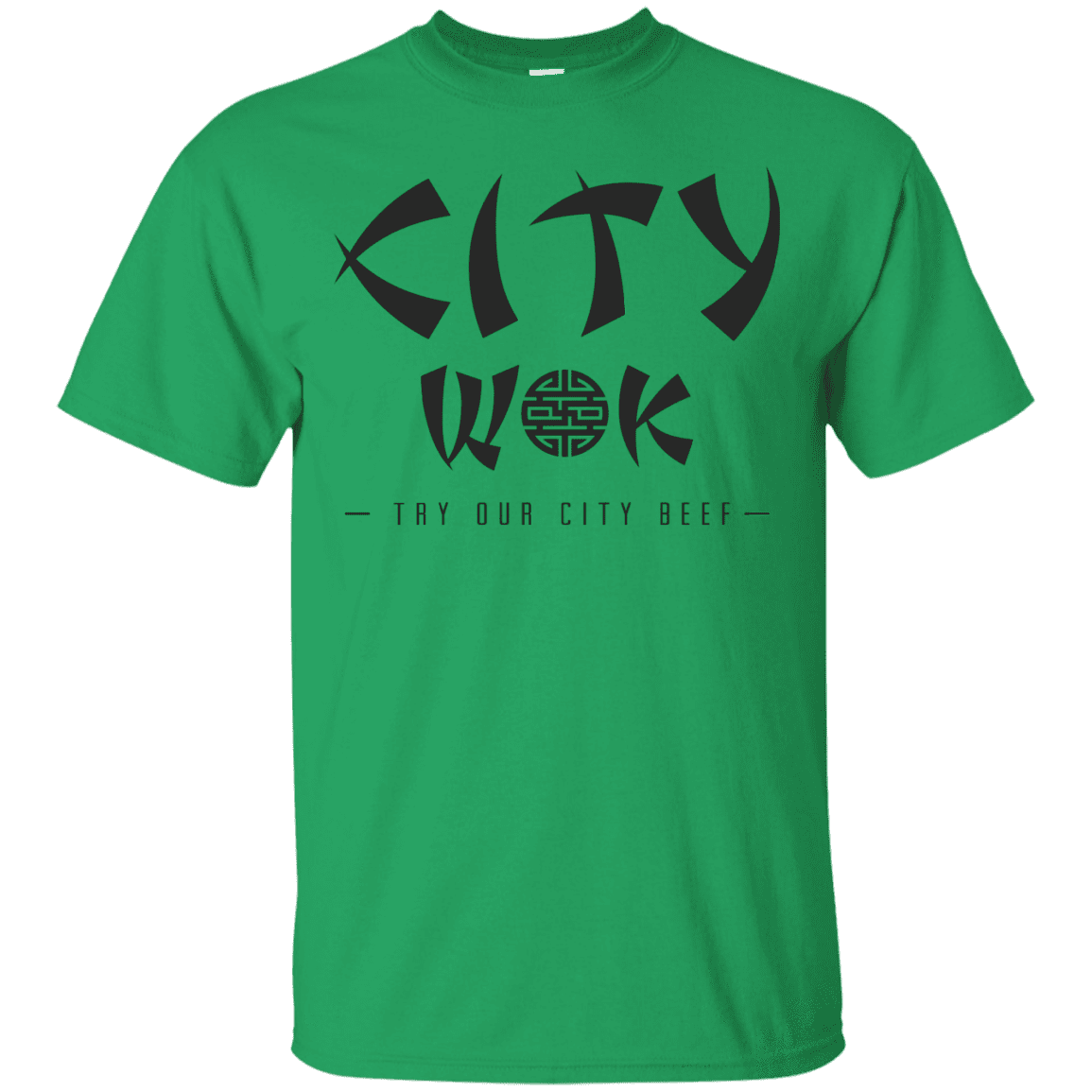 T-Shirts Irish Green / S City Wok T-Shirt