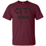 T-Shirts Maroon / S City Wok T-Shirt