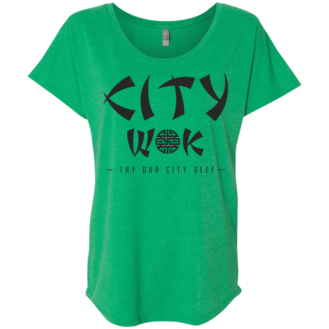 T-Shirts Envy / X-Small City Wok Triblend Dolman Sleeve