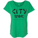 T-Shirts Envy / X-Small City Wok Triblend Dolman Sleeve