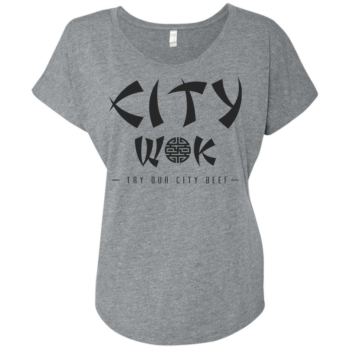 T-Shirts Premium Heather / X-Small City Wok Triblend Dolman Sleeve