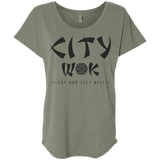 T-Shirts Venetian Grey / X-Small City Wok Triblend Dolman Sleeve