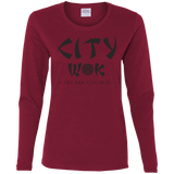 T-Shirts Cardinal / S City Wok Women's Long Sleeve T-Shirt