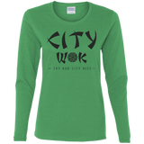 T-Shirts Irish Green / S City Wok Women's Long Sleeve T-Shirt