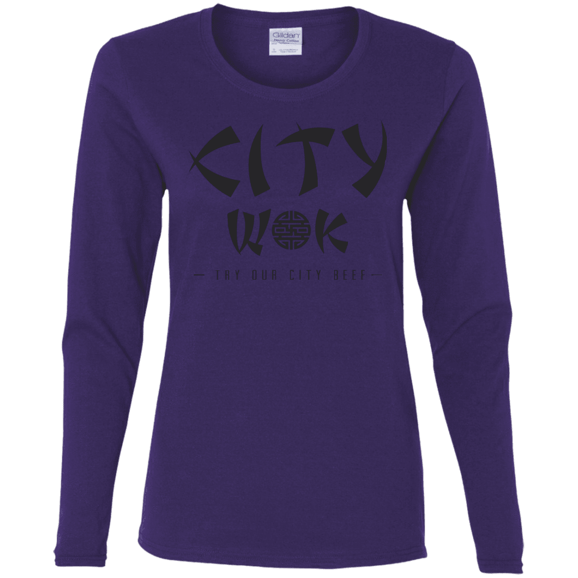 T-Shirts Purple / S City Wok Women's Long Sleeve T-Shirt