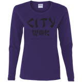 T-Shirts Purple / S City Wok Women's Long Sleeve T-Shirt