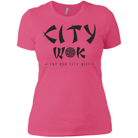 T-Shirts Hot Pink / X-Small City Wok Women's Premium T-Shirt