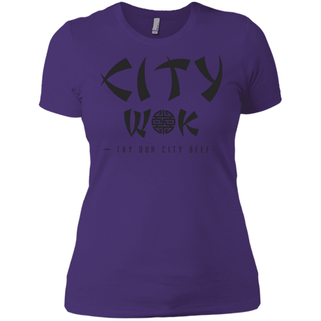 T-Shirts Purple Rush/ / X-Small City Wok Women's Premium T-Shirt
