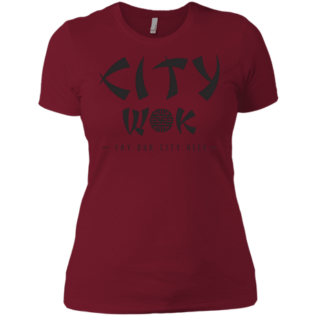 T-Shirts Scarlet / X-Small City Wok Women's Premium T-Shirt