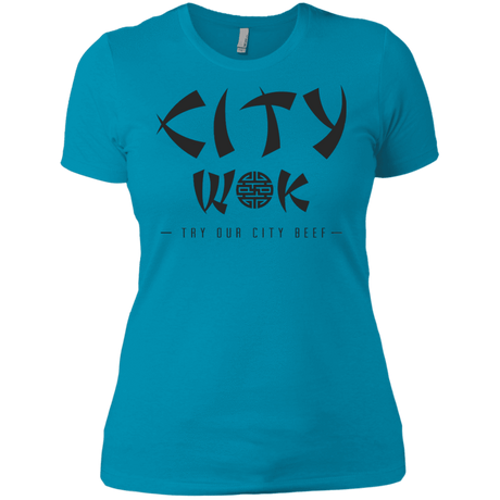 T-Shirts Turquoise / X-Small City Wok Women's Premium T-Shirt