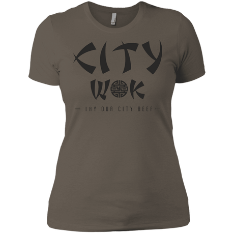 T-Shirts Warm Grey / X-Small City Wok Women's Premium T-Shirt
