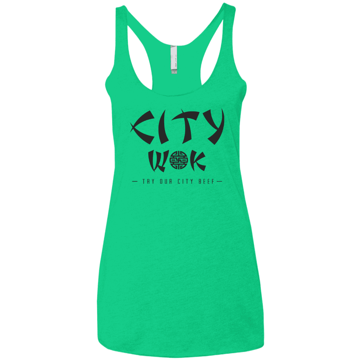 T-Shirts Envy / X-Small City Wok Women's Triblend Racerback Tank