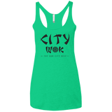 T-Shirts Envy / X-Small City Wok Women's Triblend Racerback Tank