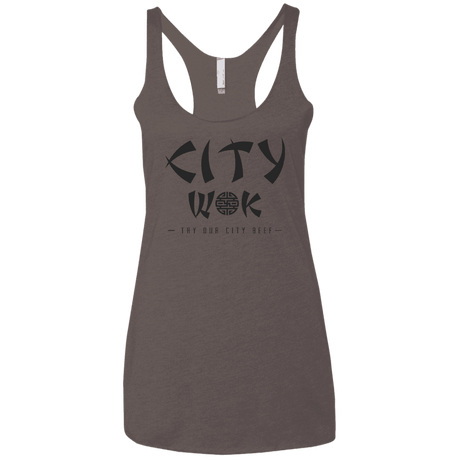 T-Shirts Macchiato / X-Small City Wok Women's Triblend Racerback Tank