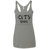 T-Shirts Venetian Grey / X-Small City Wok Women's Triblend Racerback Tank