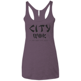 T-Shirts Vintage Purple / X-Small City Wok Women's Triblend Racerback Tank