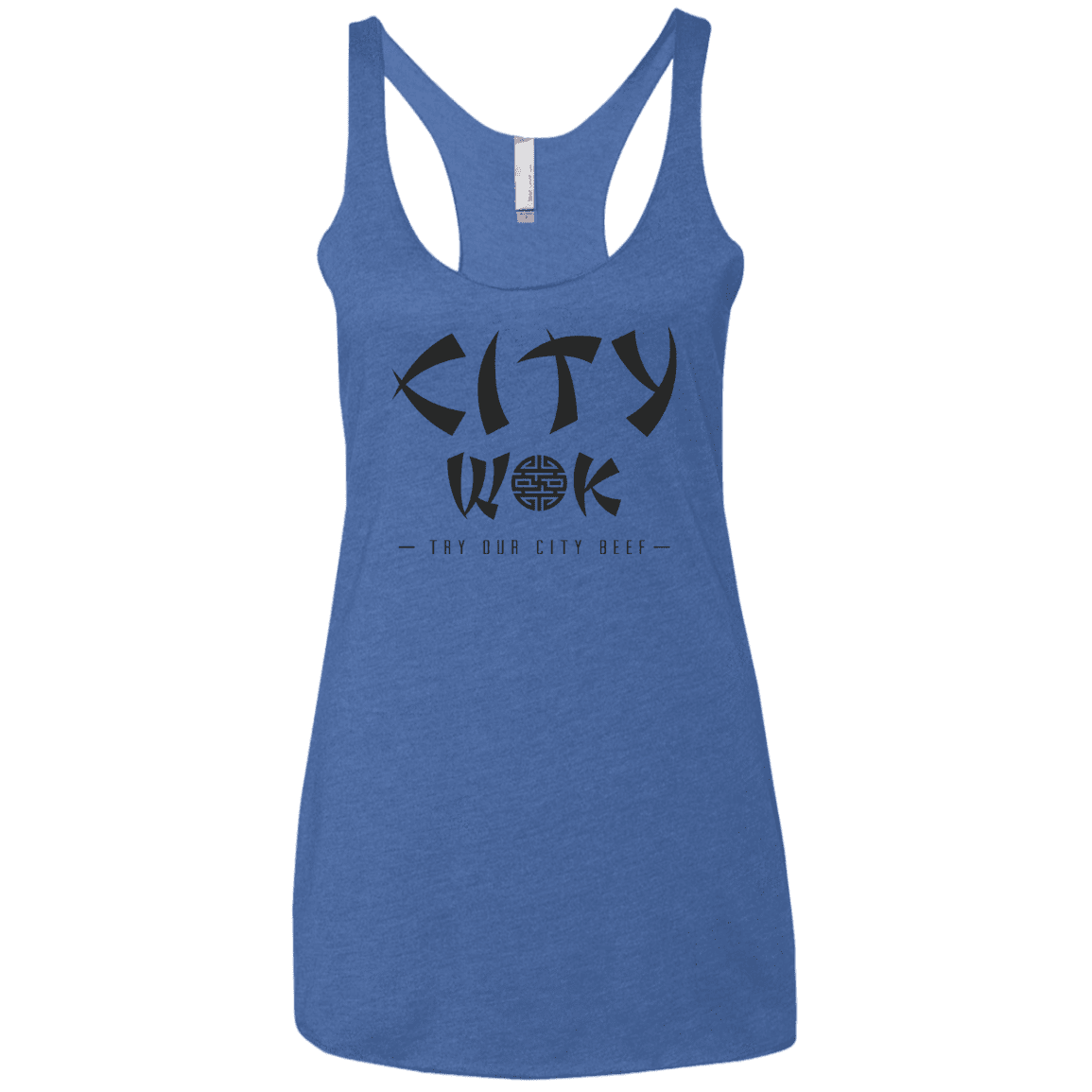 T-Shirts Vintage Royal / X-Small City Wok Women's Triblend Racerback Tank