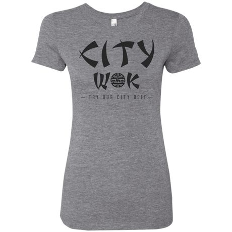 T-Shirts Premium Heather / S City Wok Women's Triblend T-Shirt