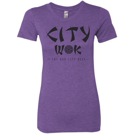 T-Shirts Purple Rush / S City Wok Women's Triblend T-Shirt