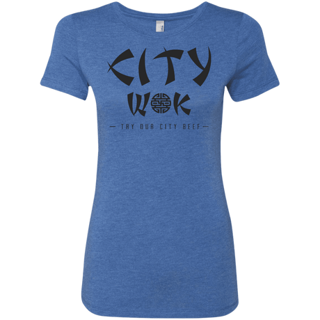 T-Shirts Vintage Royal / S City Wok Women's Triblend T-Shirt