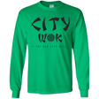 T-Shirts Irish Green / YS City Wok Youth Long Sleeve T-Shirt
