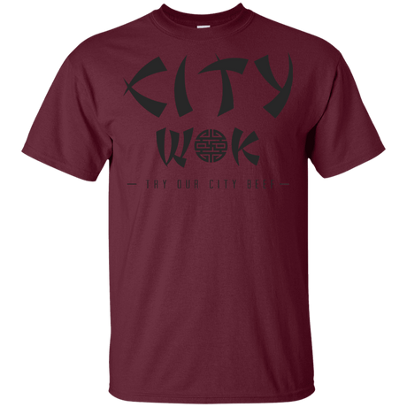 T-Shirts Maroon / YXS City Wok Youth T-Shirt